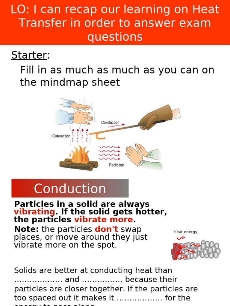 Heat Transfer Revision | PDF