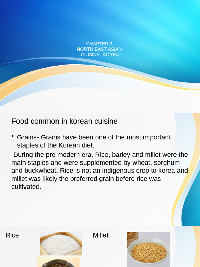 Korean Cuisine: Grains and Legumes | PDF | Korean Cuisine | Wellness
