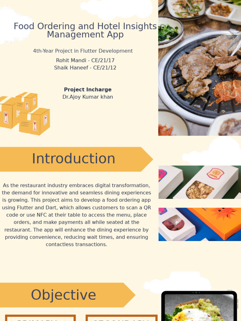 Flutter Food Ordering App Development | PDF | Mobile App | Postgre Sql