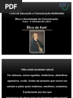 Ética de Kant apresentação