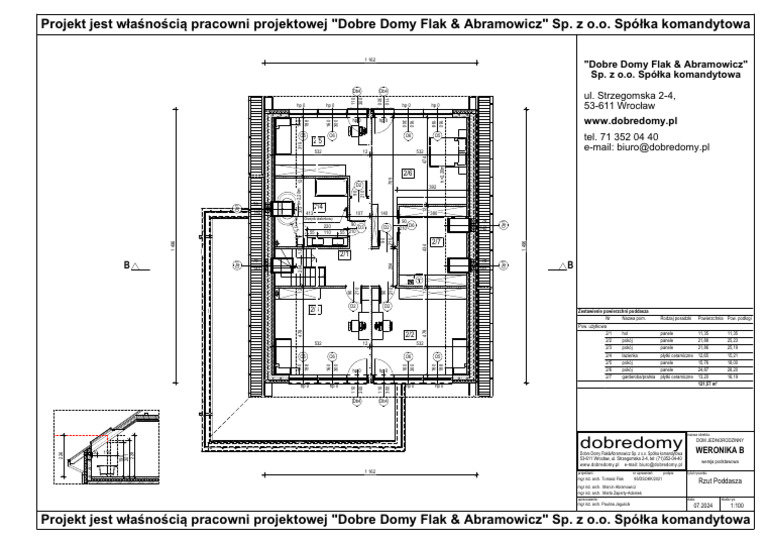 Weronika - B - Rzut Poddasza - 24.08.07 | PDF