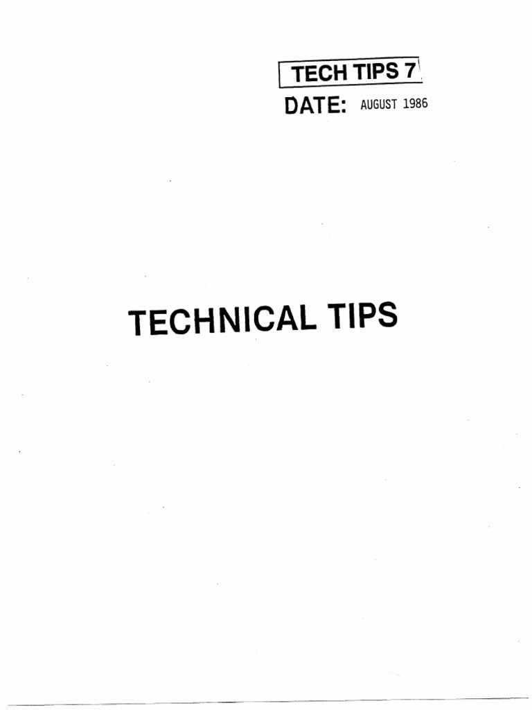 Harley Davidson Tech Tips TT07 | PDF