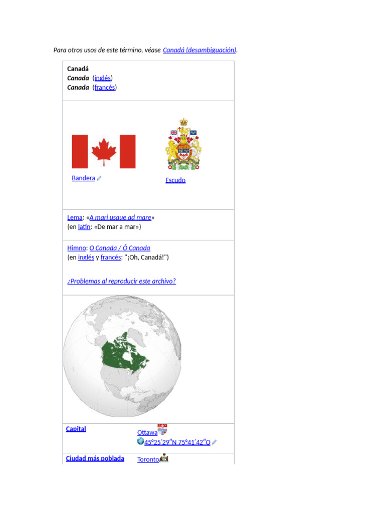 Canadá | PDF