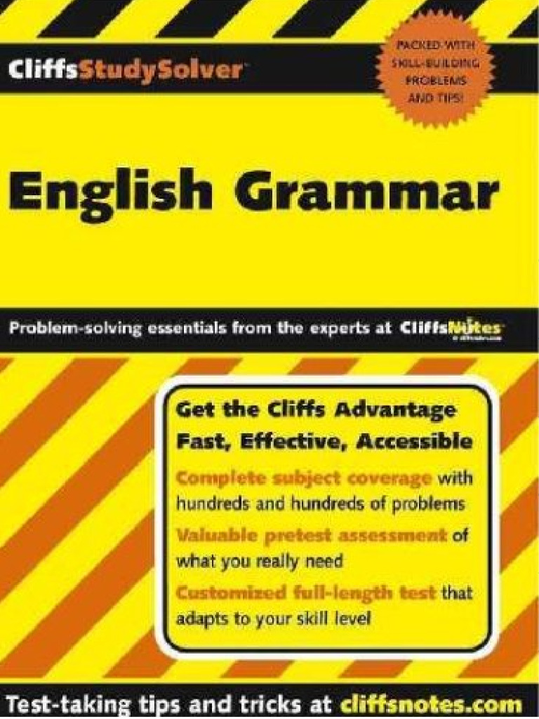 Cliffs Study Solver English Grammar PDF | PDF