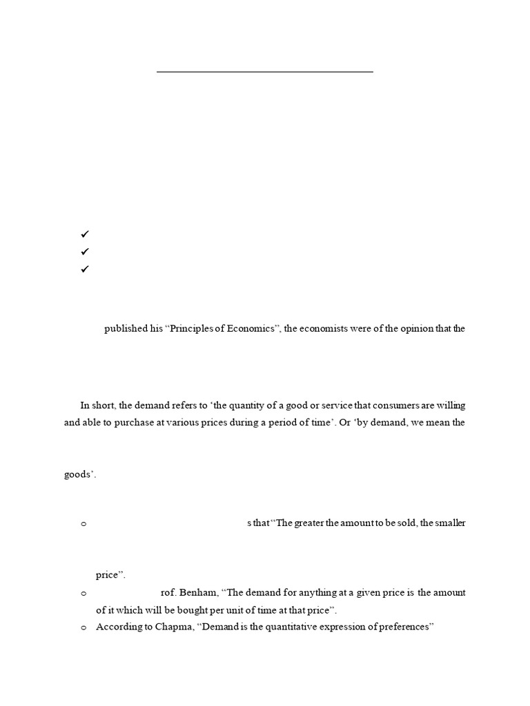 Unit-2 Demand and Supply Analysis ALL | PDF