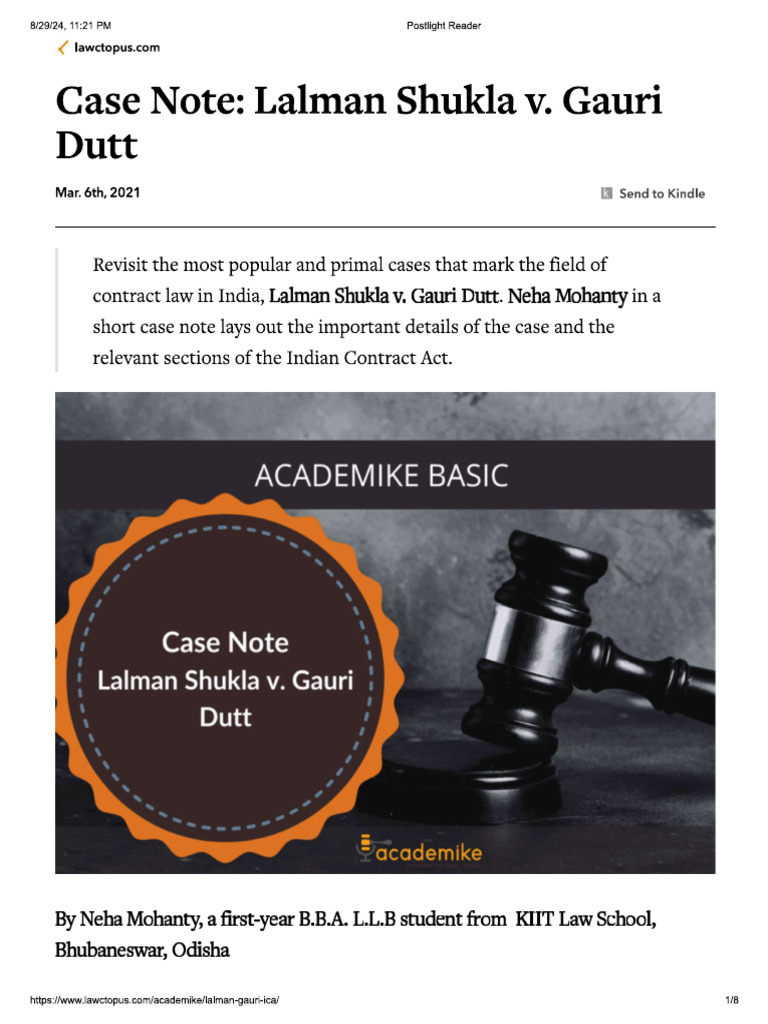 Lalman Case | PDF