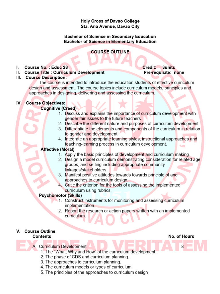Curriculum-Development | PDF | Curriculum | Learning