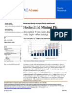 Broker Note, Hochschild Mining, 23/01/2007 (Cannacord Adams)