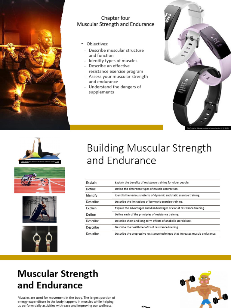 OER Wellness PPT Chapter 5 | PDF | Skeletal Muscle | Strength Training