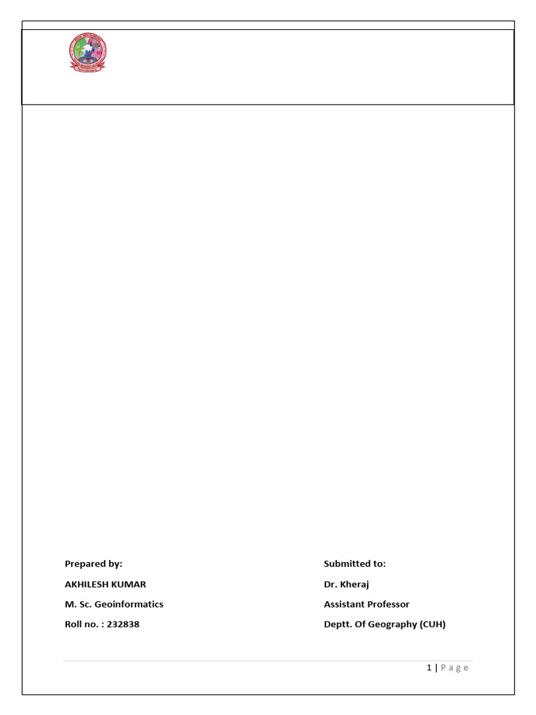 Geographic Information System Pdf Geographic Information System