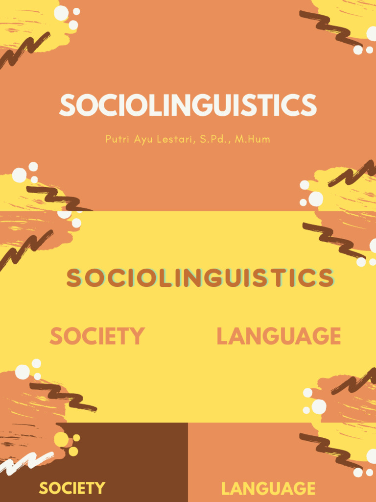 Sociolinguistics | PDF