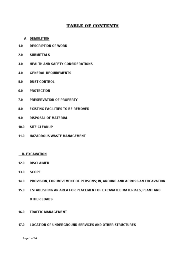 Demolition and Excavation Guidelines | PDF | Demolition | Asbestos