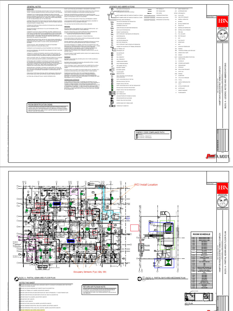 Mechanical Building A_Marked Up | PDF