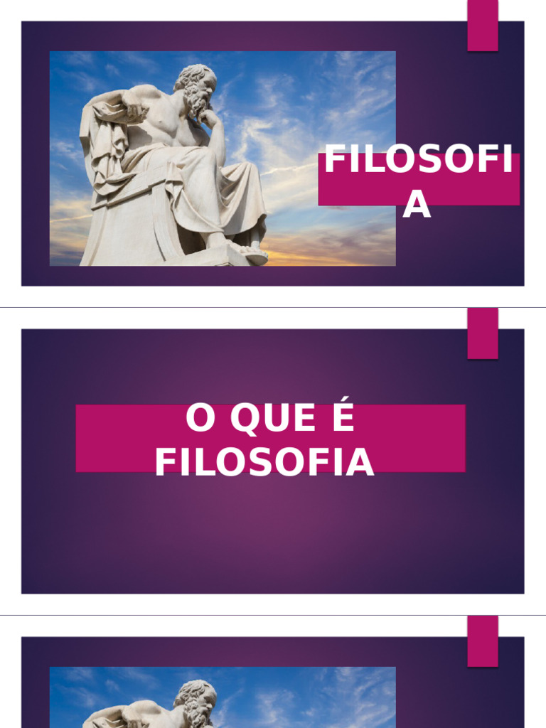 O Que É Filosofia | PDF
