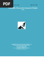 Download Scientific Research Journal of India SRJI Vol-1 No-1 Year 2012 by Dr Krishna N Sharma SN77133528 doc pdf