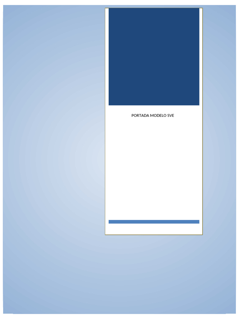 Modelo Sve Dme | PDF