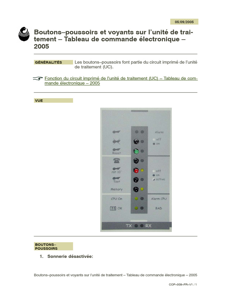 COP 009 FR v1 | PDF