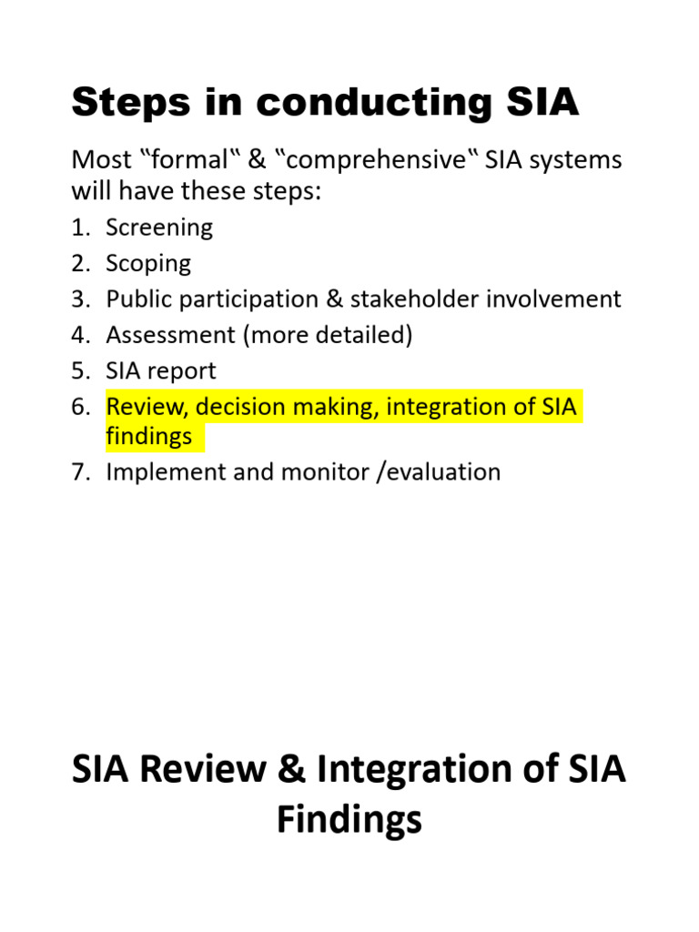 Steps for Effective Social Impact Assessment | PDF | Business