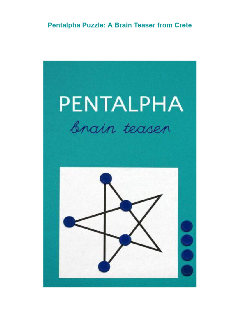 Pentalpha Puzzle - Rules.en | PDF