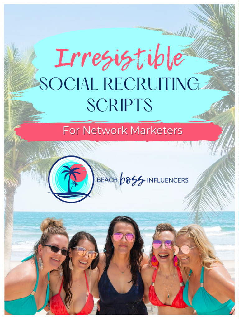 Irresistible Social Recruiting Scripts For SRS | PDF | Social Science ...