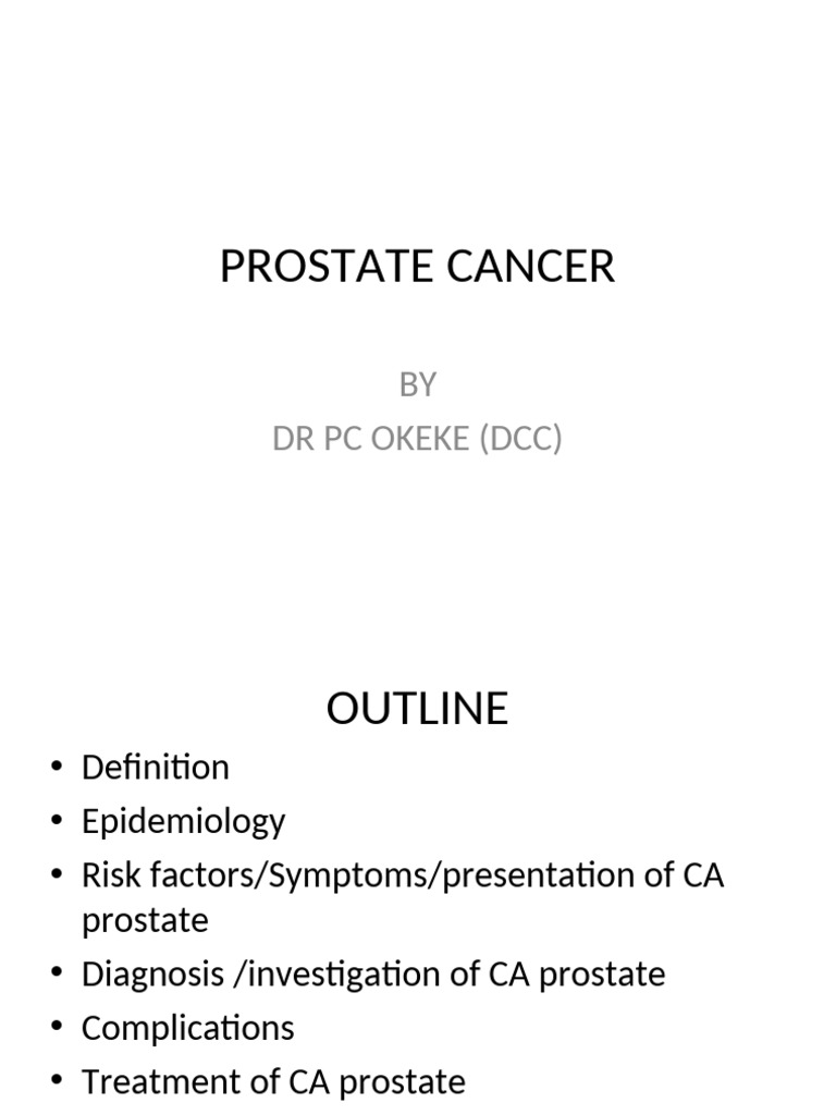 Prostate Cancer | PDF