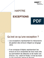 Chapitre Exceptions