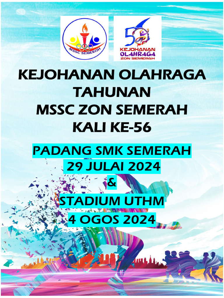Keputusan Rasmi Kejohanan Olahraga Tahunan MSSC Semerah 2024 | PDF