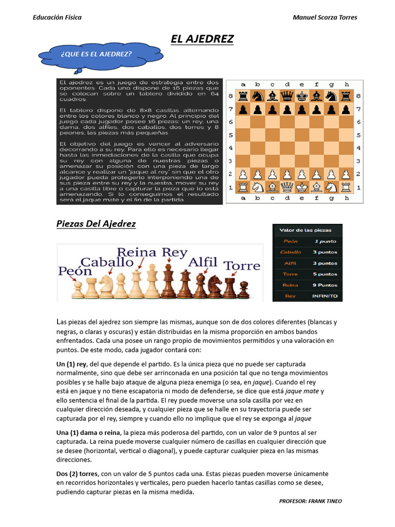 El Ajedrez | PDF