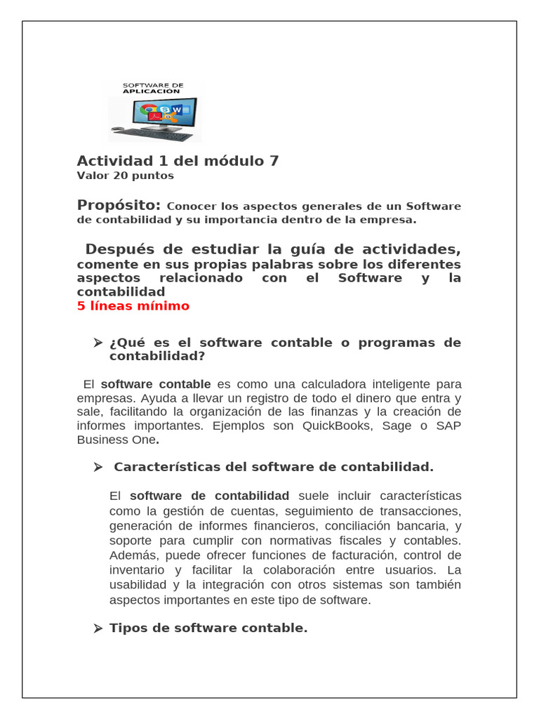 Actividad 1 Del Modulo 7 | PDF