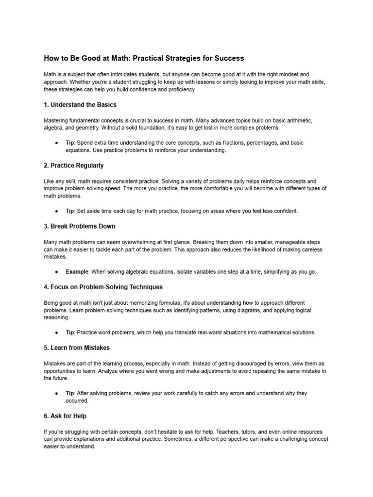 how-to-be-good-at-math-pdf