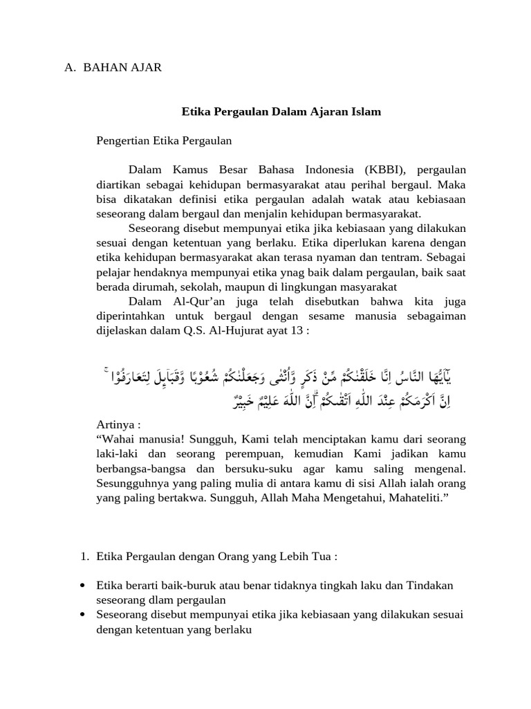 Defantri Modul Ajar Dan Lkpd Kelas 1 Pai Rukun Khutbah Jumaat