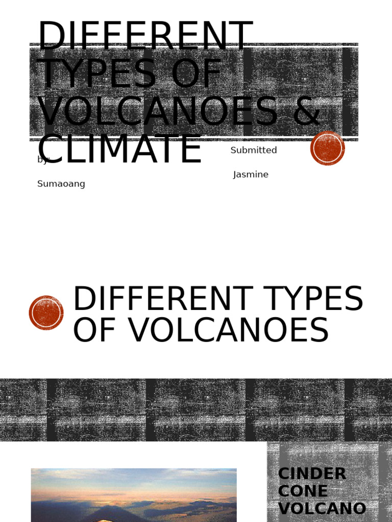 Different Types of Volcanoes & Climate | PDF