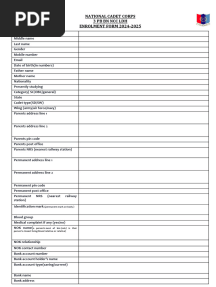 Enrollment Form 2024-2025