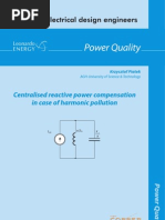 Centralised reactive power compensation