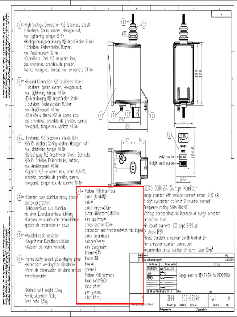 3ex5 050-2a - 802-67098-1 | PDF
