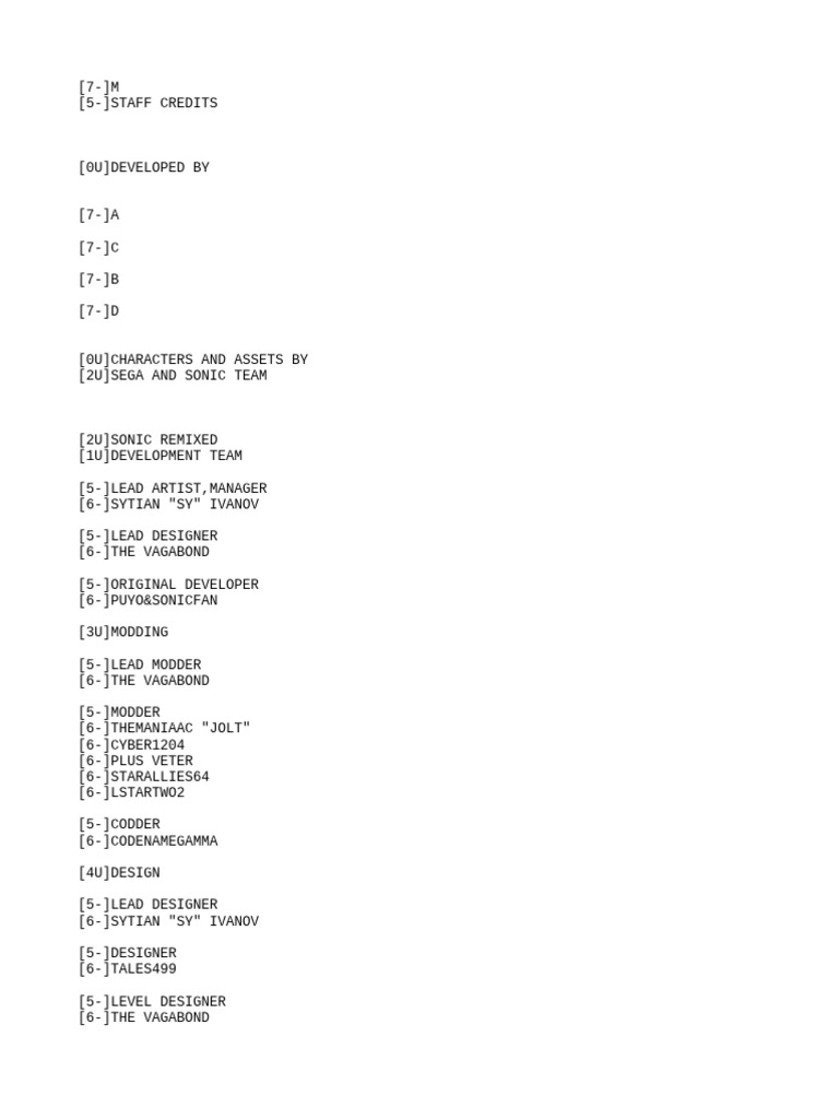 Credits | PDF