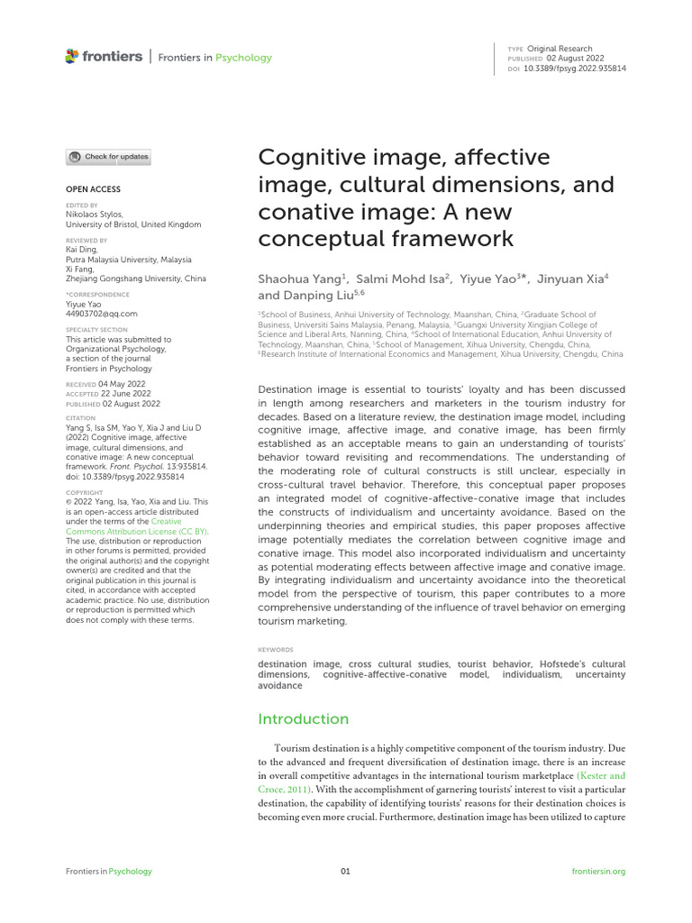 Cognitive Conative Affective Dimensions | PDF