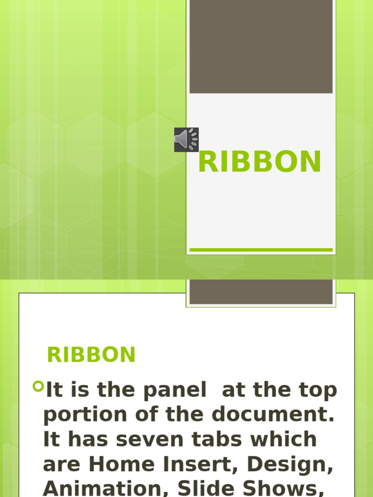 Power PT RIBBON | PDF
