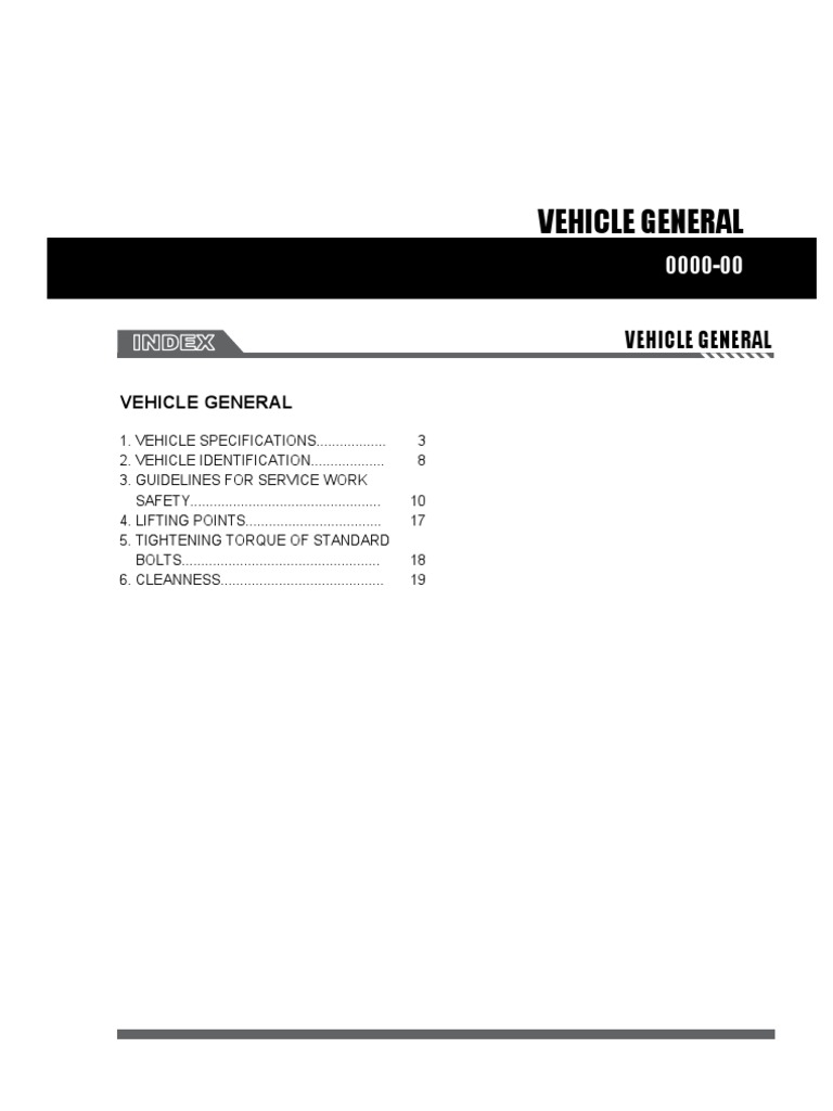 Vehicle Service Guidelines and Specs | PDF | Fuel Injection | Engines