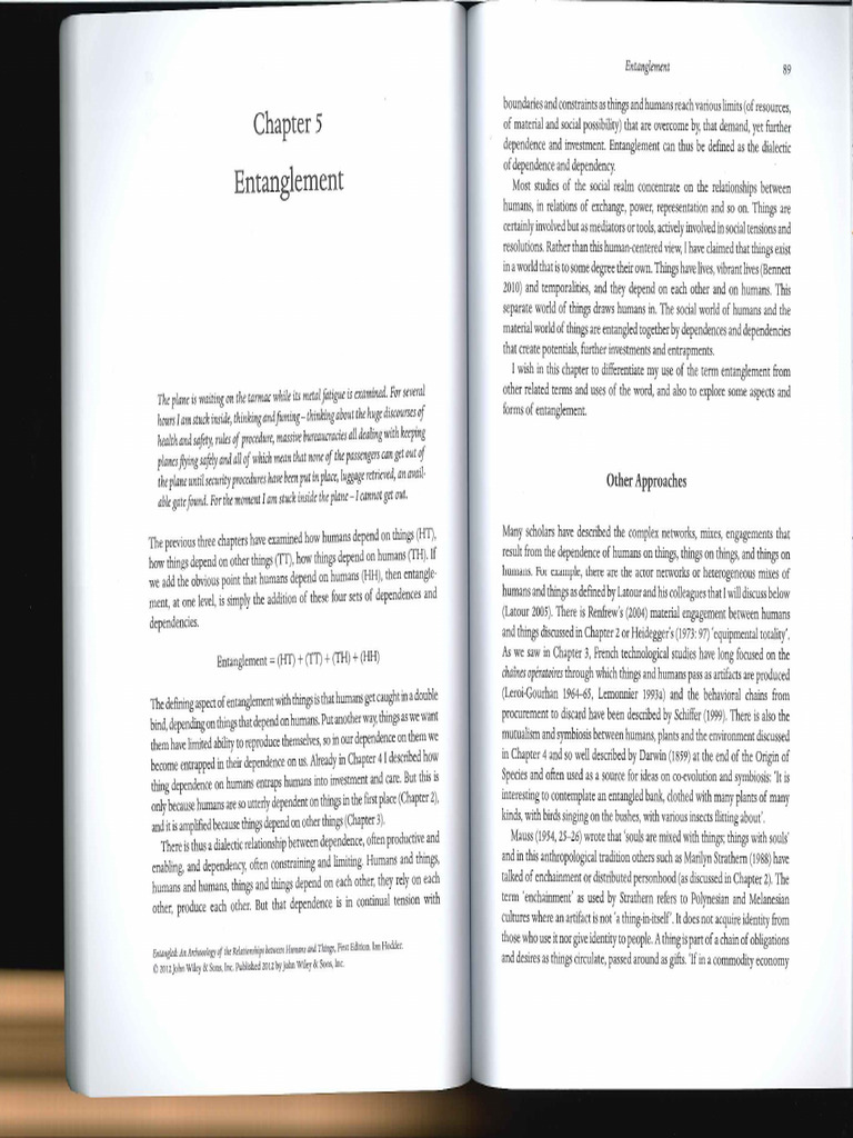 Hodder, Entanglement | PDF