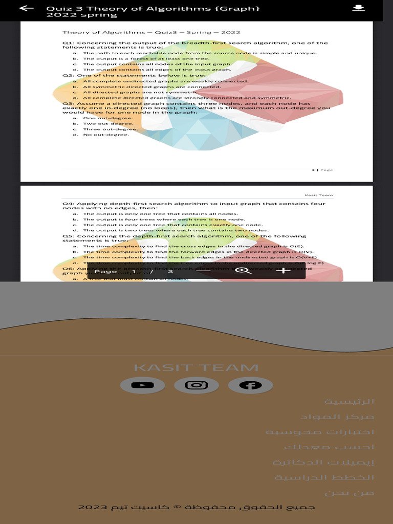 quiz-3-theory-of-algorithms-graph-2022-spring-kasit-team-pdf