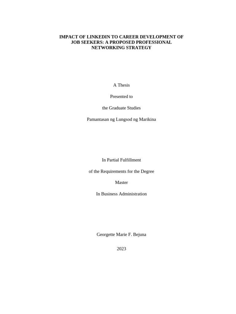 CHAPTER 1-4, BEJUNA - FINAL DEF v.2 | PDF | Self Efficacy | Goal