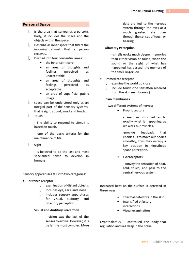 Personal Space | PDF