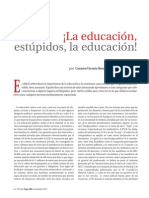 EL VIEJO TOPO - NOVIEMBRE - 2011 - ¡La Educación, Estúpidos, La Educación!