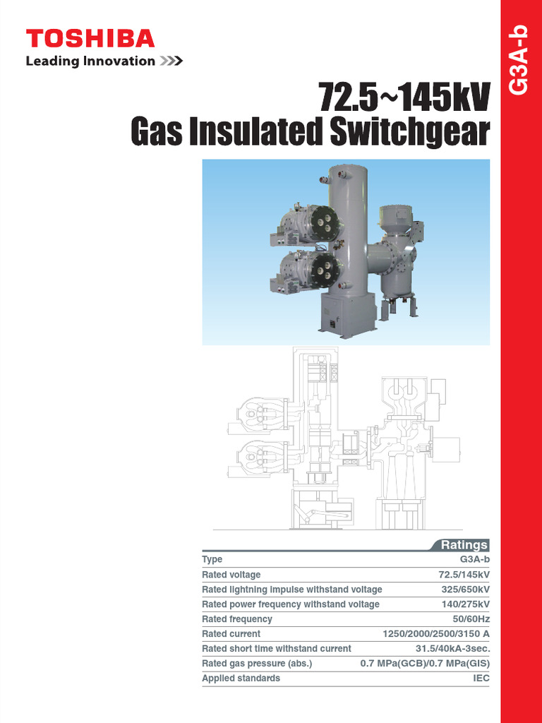 72.5-145kV Gas Insulated Switchgear | PDF