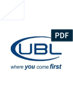 Internship Report of Ubl for Finance