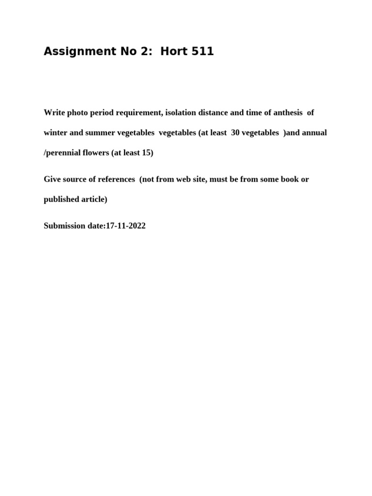 Assignment No 2 | PDF