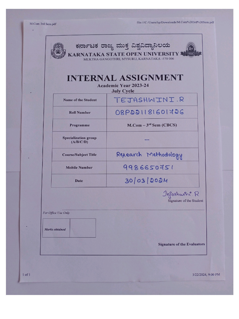 Research Methodology Pdf