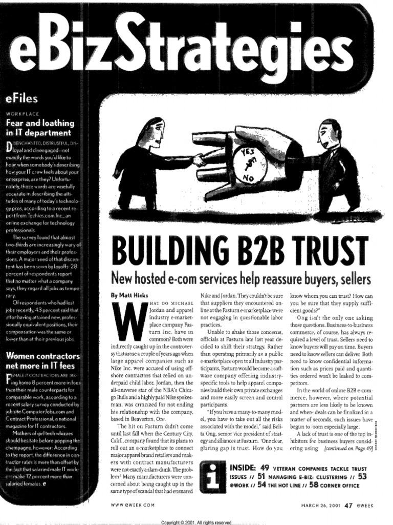 Building B2B Turst | PDF