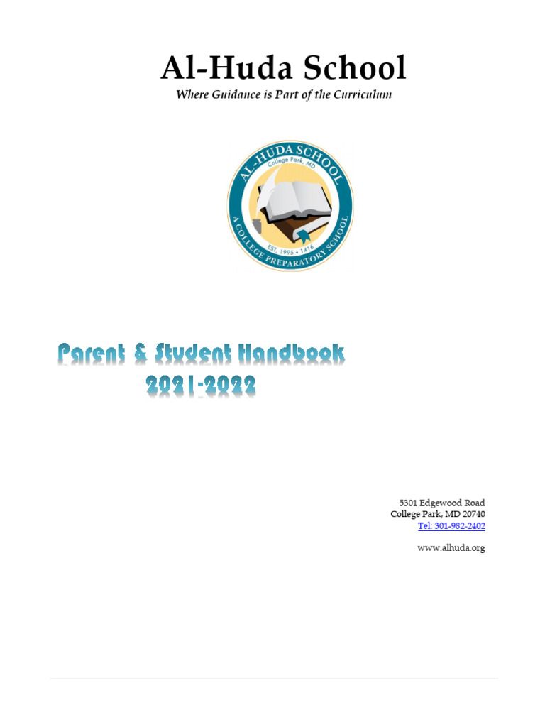 Parent Student Handbook For 2021 2022 | PDF